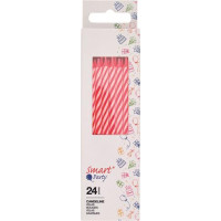 CANDELINE ROSA + 24 SUPPORTI