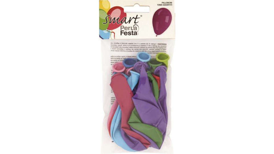 PALLONCINI TONDI ASSORTITI 15 PEZZI