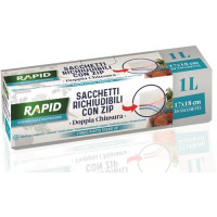 SACCHETTI RICHIUDIBILI ZIP 1 LITRO