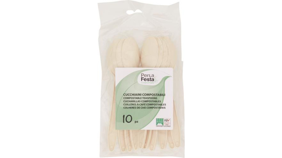 CUCCHIAINI COMPOST NATURAL 10 PEZZI