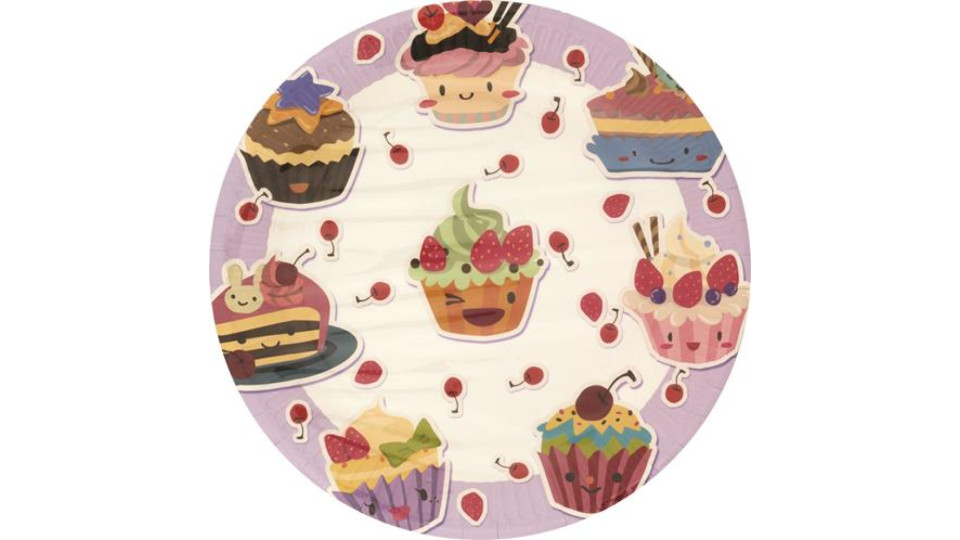 PIATTI 23CM SWEET 8 PEZZI