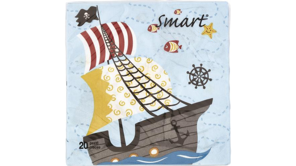 TOVAGLIOLI 2 VELI 33X33 PIRATES