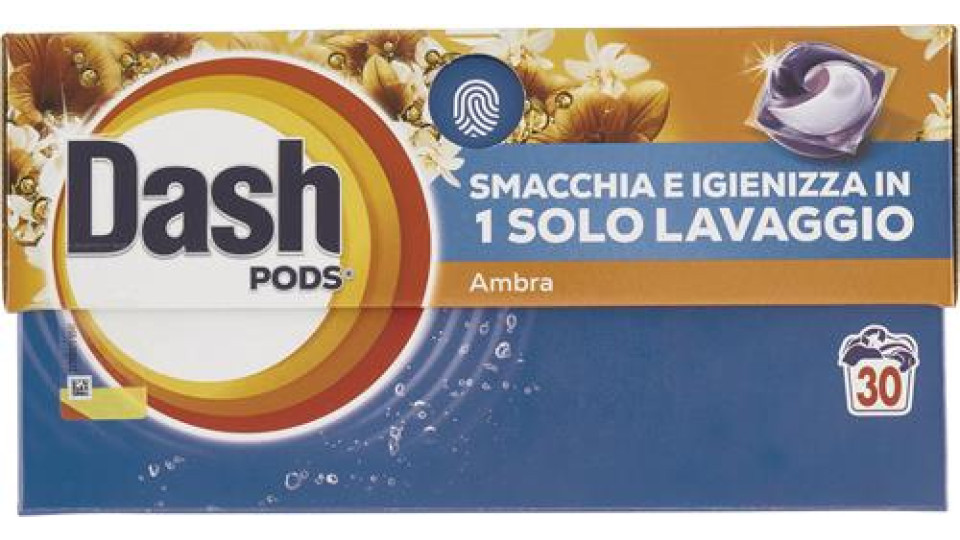 DETERSIVO PODS AMBRA 30 LAVAGGI
