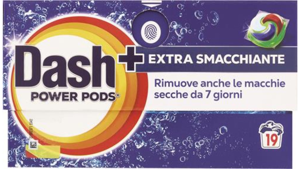 DETERSIVO POWER PODS SMACCHIANTE 19 LAVAGGI