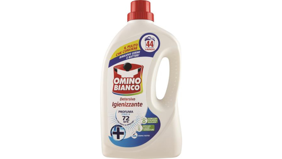DETERSIVO LAVATRICE IGIENIZZANTE 44 LAVAGGI 1760ML