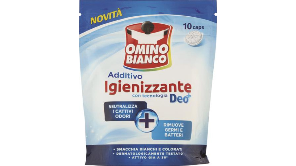 OMINO BIANCO ADDITIVO IGIENIZZANTE CON TECNOLOGIA DEO+ 10 IDROCAPS