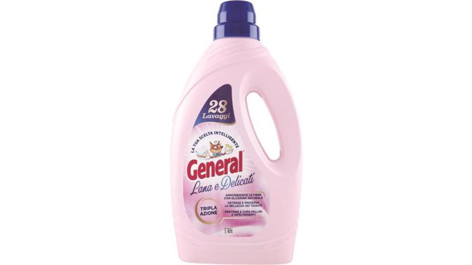 DETERSIVO LAVATRICE LIQUIDO LANA E DELICATI 28 LAVAGGI 1400ML