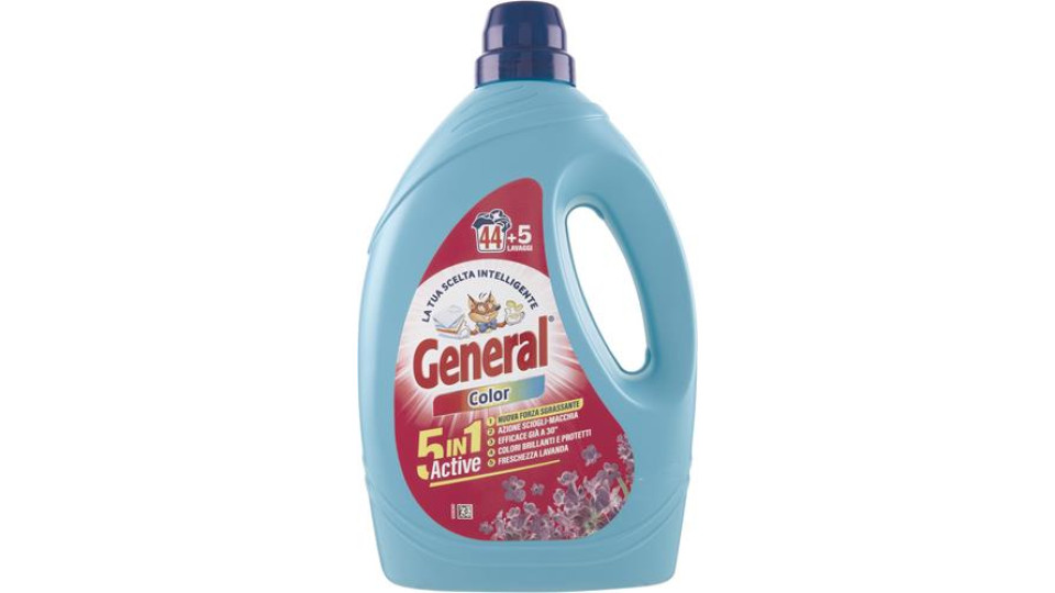 DETERSIVO LAVATRICE LIQUIDO COLORATI 44 LAVAGGI 1980ML