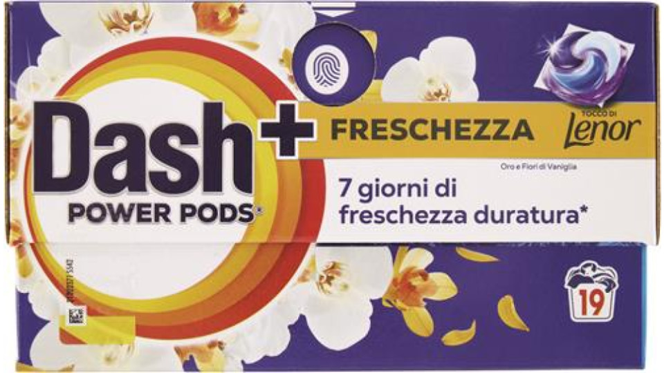 DETERSIVO POWER PODS LENOR ORO 19 LAVAGGI