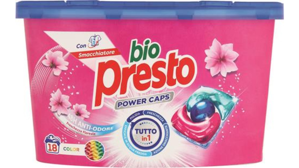 DETERSIVO LAVATRICE COLOR CAPS 18 PEZZI