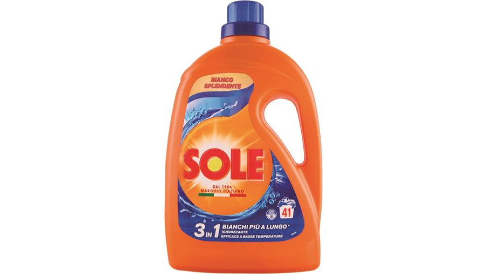DETERSIVO LAVATRICE BIANCO SPLENDENTE 41 LAVAGGI 1,845 L