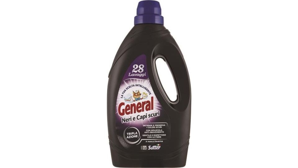 DETERSIVO LAVATRICE LIQUIDO NERO&CAPI SCURI 28 LAVAGGI - 1400ML