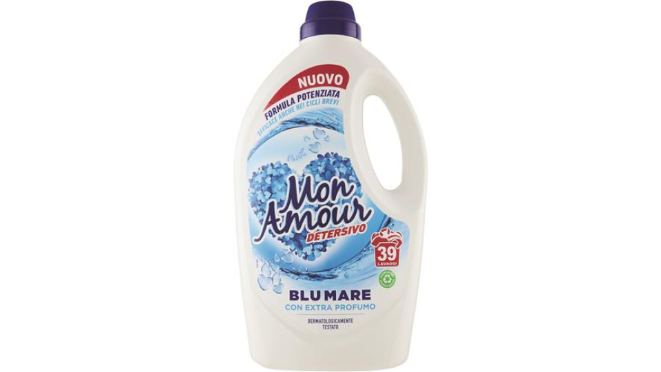 DETERSIVO LIQUIDO LAVATRICE BLU MARE 1560ML - 39 LAVAGGI