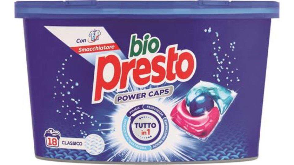 DETERSIVO LAVATRICE CLASSICO CAPS 18 PEZZI