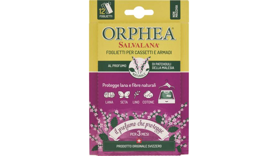 SALVALANA FOGLIETTI PATCHOULI 12 PEZZI