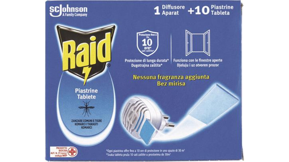 INSETTICIDA BASE+10 PIASTRINE