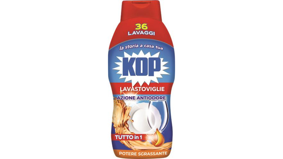 DETERSIVO LAVASTOVIGLIE AZIONE ANTIODORE 720ML 36 LAVAGGI