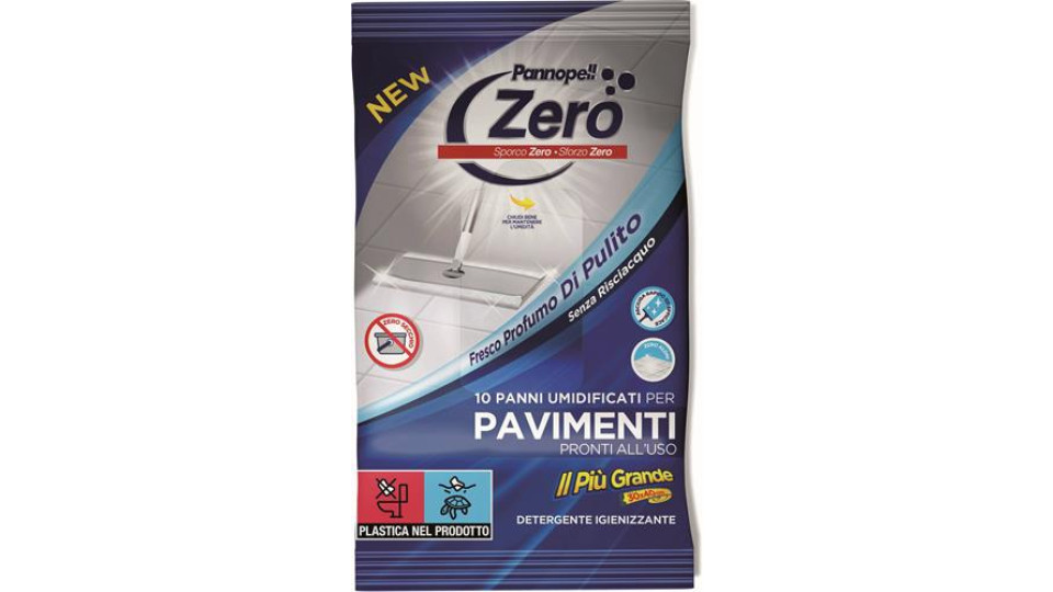 PANNO ZERO PAVIMENTI IGIENIZZANTE 10 PEZZI