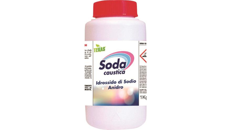 SODA CAUSTICA SCAGLIE -IDROSSIDO DI SODIO ANIDRO - 1 KG