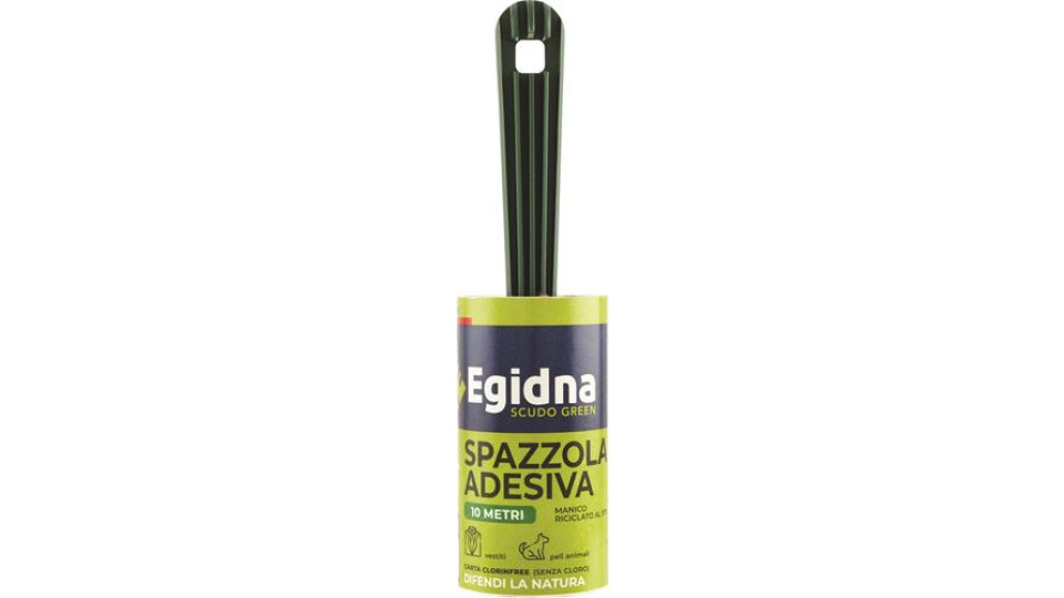 SPAZZOLA ADESIVA 10 METRI SCUDO GREEN 97% PLASTICA RICICLATA