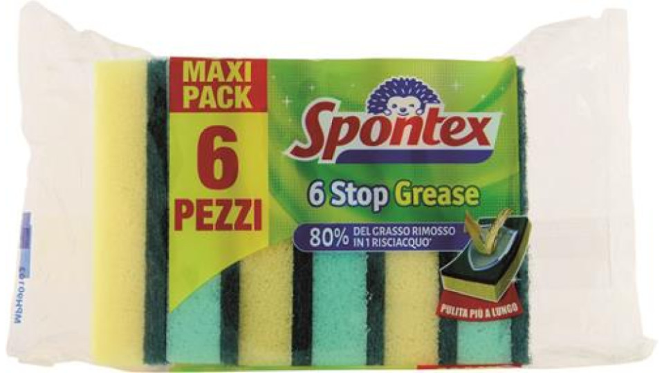 SPUGNE ABRASIVE MULTIPOWER 6 PEZZI