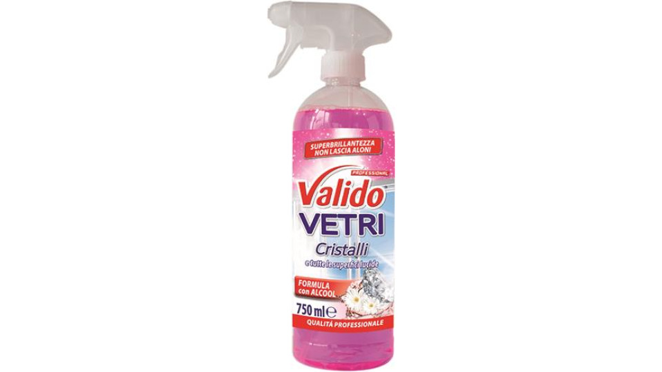 DETERGENTE VETRI ANTIALONE CON ALCOL 750ML