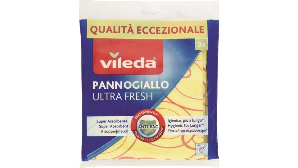 PANNO GIALLO 3D SUPER ASSORBENTE E RESISTENTE - CON ODOR STOP