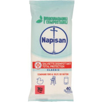 SALVIETTE DISINFETTANTI TOTAL PROTECTION CLASSIC BIODEGRADABILI 40 PZ
