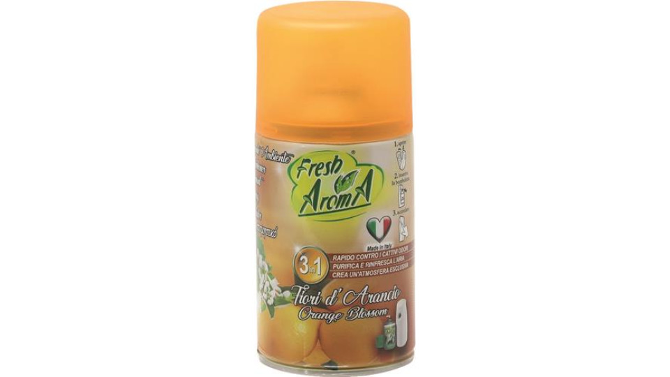 DEODORANTE AMBIENTE RICARICA FIORI D'ARANCIO SPRAY 250ML