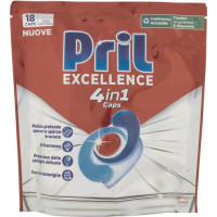 DETERSIVO LAVASTOVIGLIE CAPS EXCELLENCE 4IN1 18 LAVAGGI 352 GR