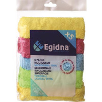 5 PANNI MICROFIBRA COLRATI 20X30CM