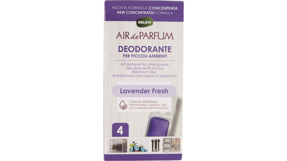 PROFUMATORE ARMADI O CASSETTI AIR DE PARFUM GEL 4 PEZZI