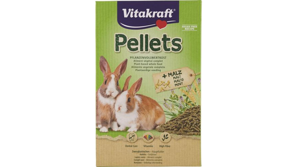 PELLET ALIMENTO PER CONIGLI