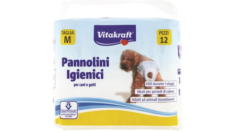 PANNOLINI IGIENICI MIS. M 12 PZ