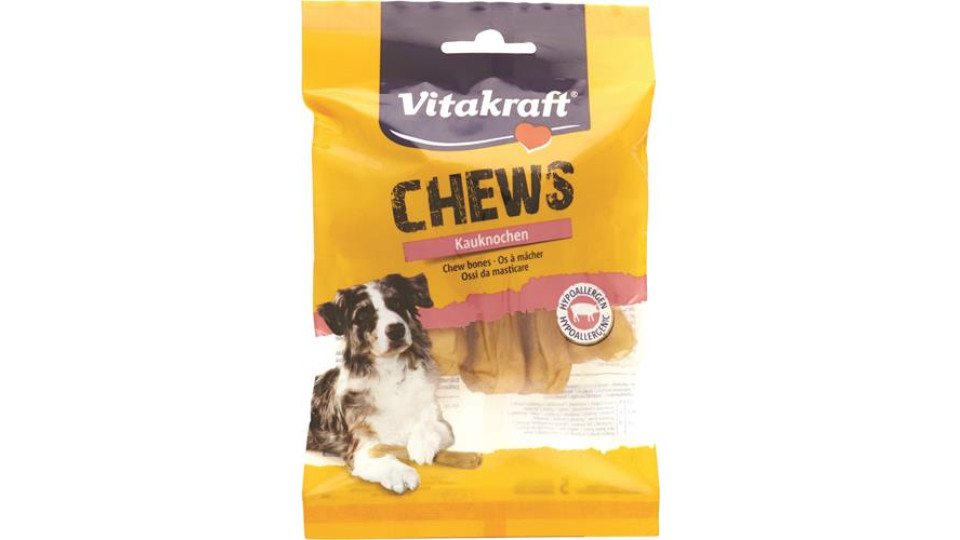 CHEWS OSSI PELLE DI MAIALE 8 CM 5 PZ.