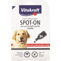 3 FIALETTE TRATTAMENTO ANTIPARASSITARIO REPELT SPOT ON CANI TAGLIA GRANDE