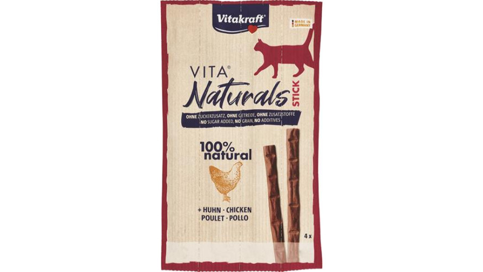 VITA NATURALS STICK CAT POLLO X4
