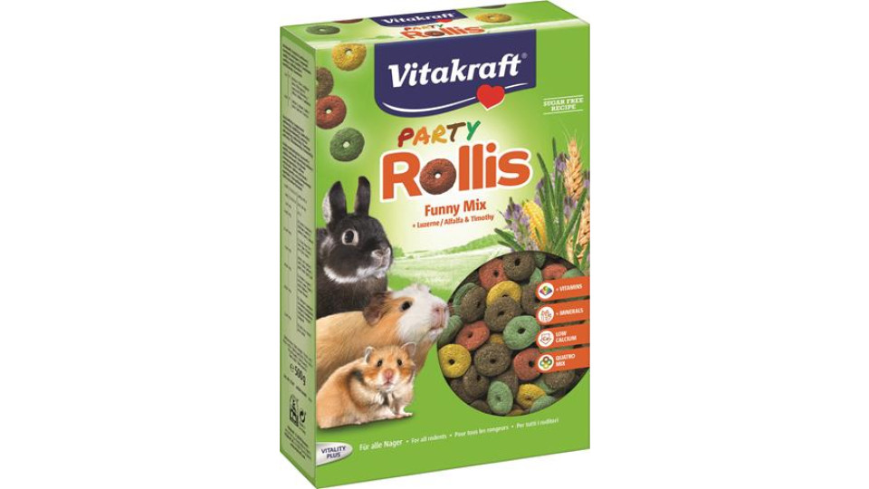 ROLLY PARTY GR 75 ALIMENTO COMPLENT PER RODITORI