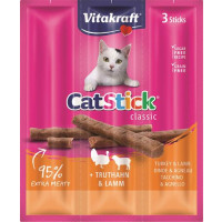 CAT STICK MINI TACCHINO E AGNELLO G 18 X3