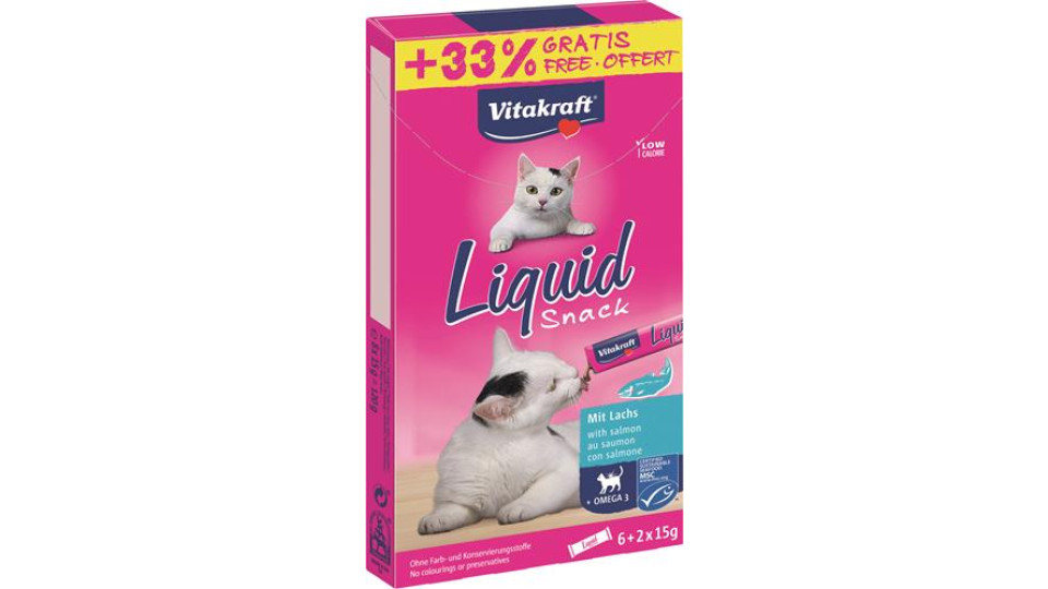 CAT LIQUID SNACK OMEGA3 G15X6