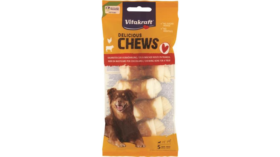 DELICIUS CHEWS OSSI NODATI CON POLLO S 5 PEZZI
