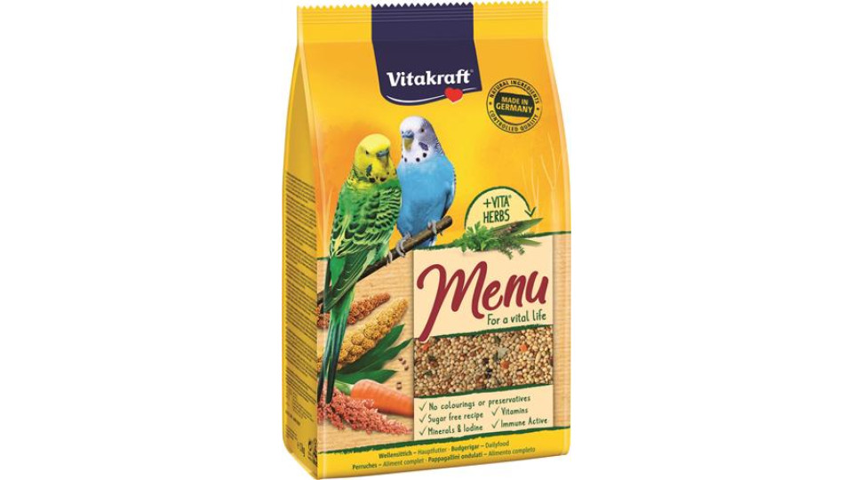 MENU' VITAL PAPPAGALLINI KG 1 + 20% PRODOTTO OMAGGIO