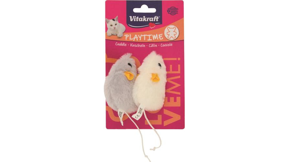 TOPOLINI DI PELUCHE PER GATTI PLAYTIME