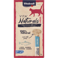 VITA NATURALS LIQUID SNACK CAT SALMONE X5