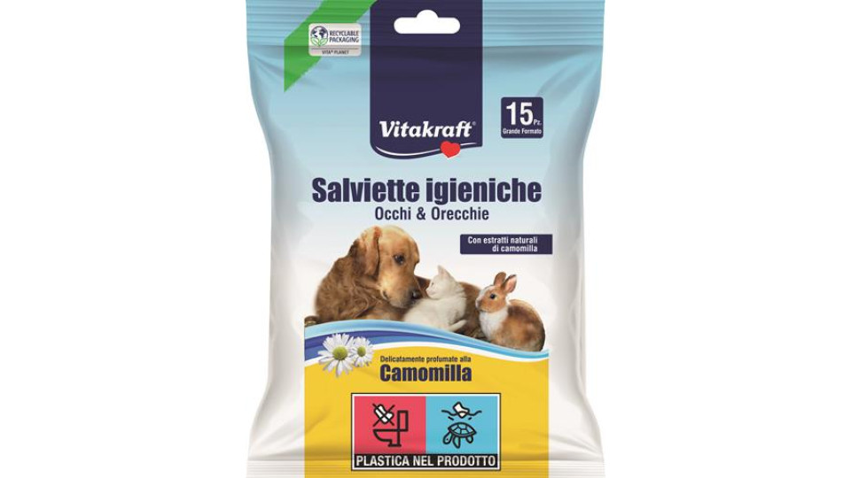 SALVIETTE IGIENICHE OCCHI & ORECCHI SOFTBAG PZ 15