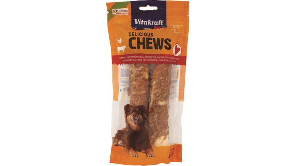 DELICIUS CHEWS BASTONCINI POLLO XL 2 PZ