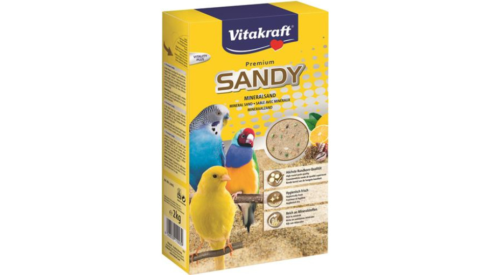 SANDY SABBIA PER UCCELLI