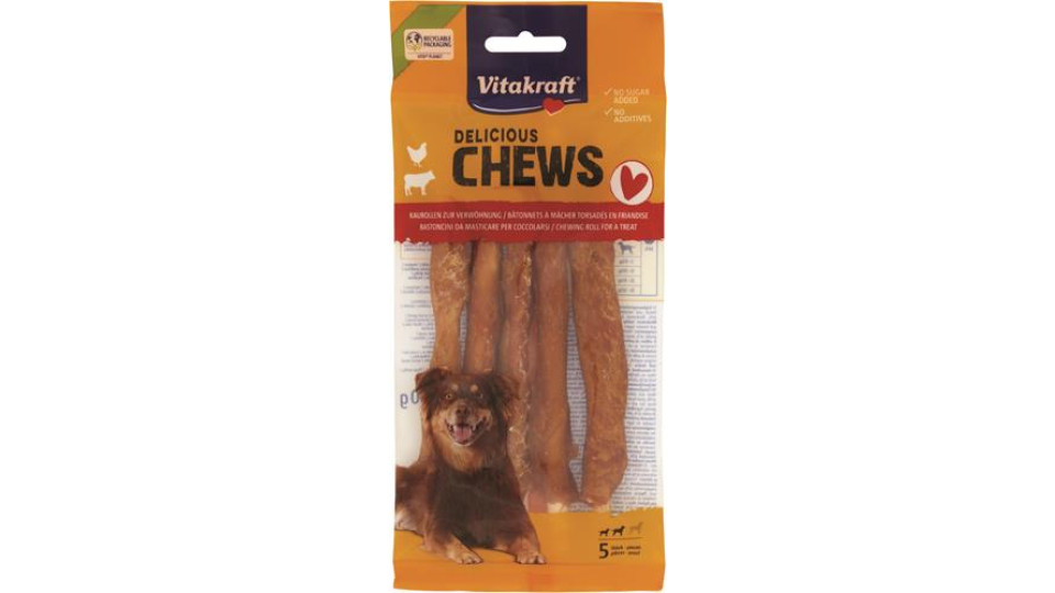 DELICIOUS CHEWS BASTONCINI CON POLLO, M 5 PZ