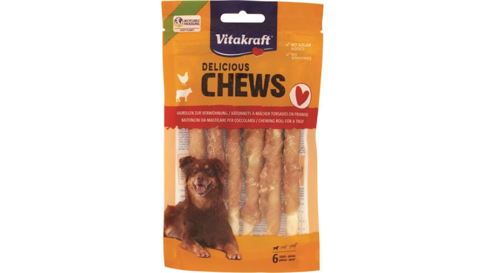 DELICIUS CHEWS BASTONCINI CON POLLO S 6 PZ