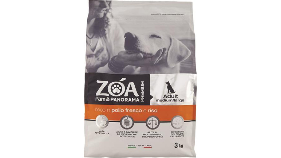 PREMIUM CANE ADULT MEDIUM LARGE RICCO IN POLLO FRESCO E RISO